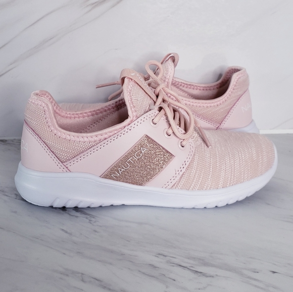 nautica rose gold sneakers